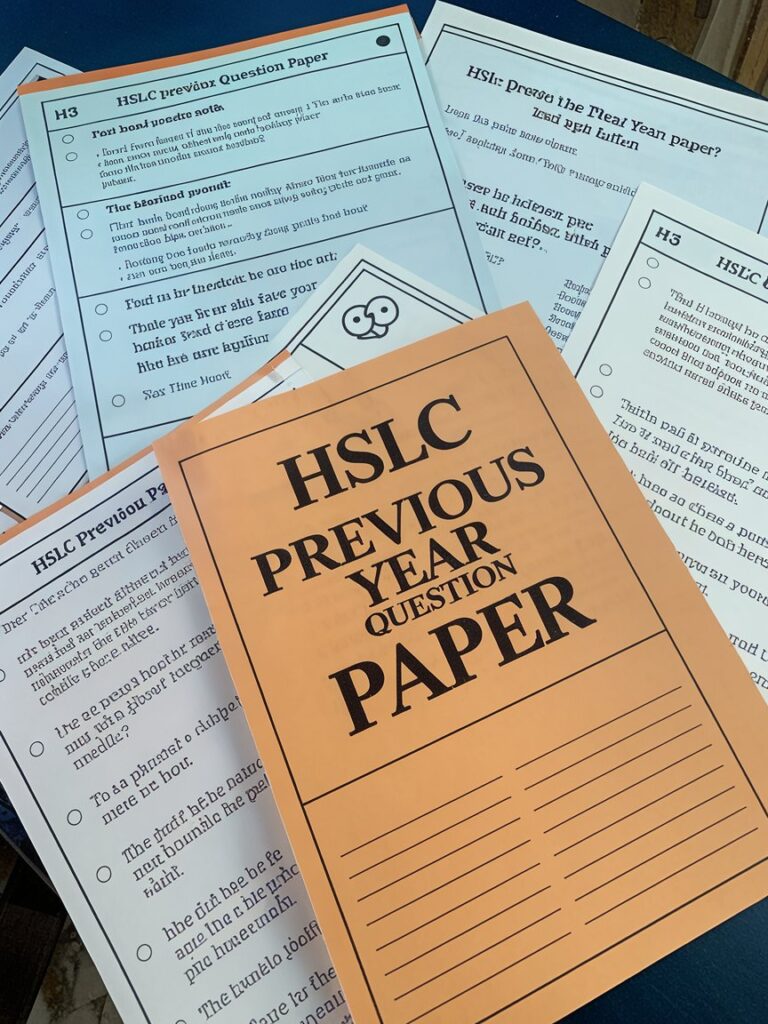 HSLC Previous Question Papers