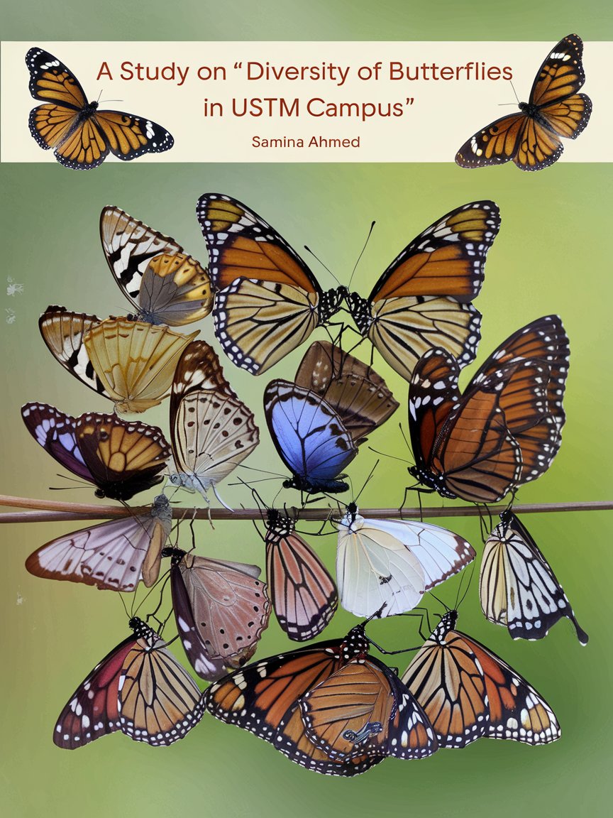 Diversity of butterflies in USTM Campus